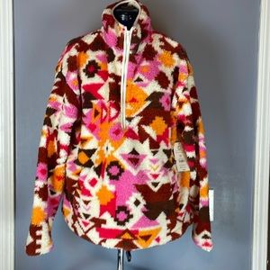 NO BOUNDARIES SHERPA LONG SLEEVE KANGAROO POCKET